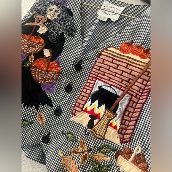 Vintage Fall Halloween Vest - Picture 5 of 6
